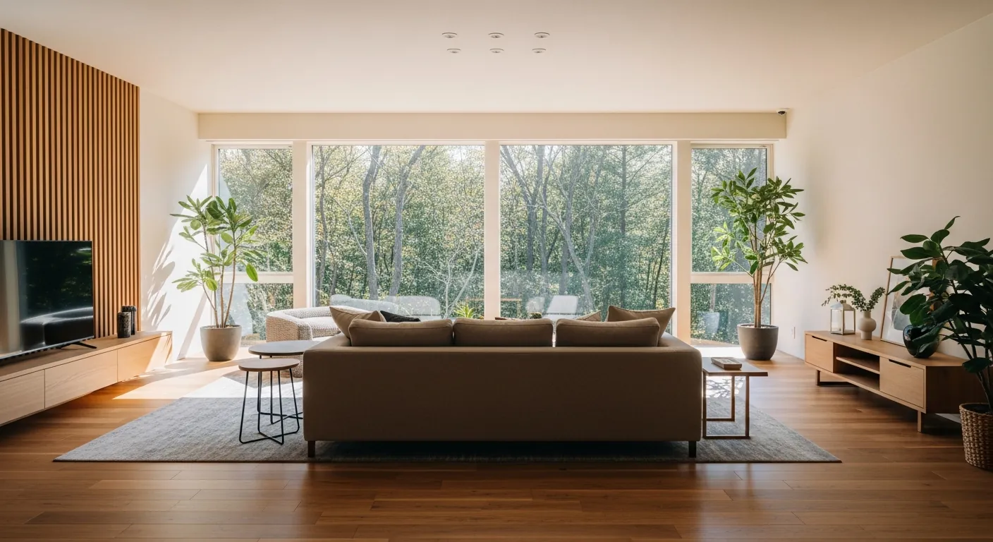 つくば市筑波ふれあいの里の外観・周辺の自然